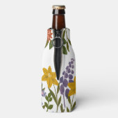 Bloemenpatroon Flesjeskoeler (Fles Achterkant)