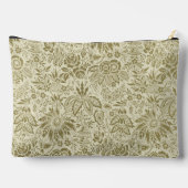 Bloemenpatroon Groene salie Antiek Damask Etui (Achterkant)