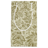 Bloemenpatroon Groene salie Antiek Damask Klein Cadeauzakje (Voorkant)