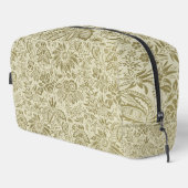 Bloemenpatroon Groene salie Antiek Damask Toilettasje (Rechterhoek)