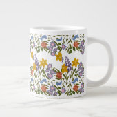 Bloemenpatroon Grote Koffiekop (Rechts)