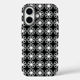 Bloemenpatroon - Hoesje-Mate Stoere Apple iPhone 1 iPhone 16 Hoesje