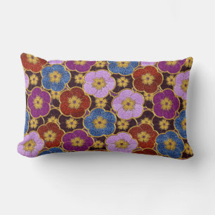 Bloemenpatroon in meerdere kleuren kussen