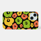 Bloemenpatroon iPhone 15 Case (Achterkant horizontaal)