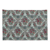 Bloemenpatroon Kleurrijke Trendy Bloemen en Blader Kussensloop (Achterkant-Rechts)