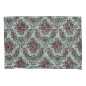 Bloemenpatroon Kleurrijke Trendy Bloemen en Blader Kussensloop (Voorkant-Links)