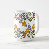 bloemenpatroon koffiemok (Voorkant rechts)