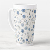 Bloemenpatroon Latte Mok (Linkerhoek)