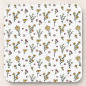 Bloemenpatroon Lente Bloemen Hard plastic Bier Onderzetter (Voorkant)