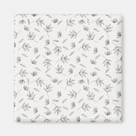 Bloemenpatroon Lente Bloemenplein Magneet