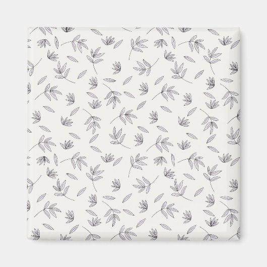 Bloemenpatroon Lente Bloemenplein Magneet (Voorkant)