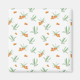 Bloemenpatroon Lente Bloemenplein Magneet