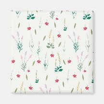 Bloemenpatroon Lente Bloemenplein