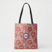 Bloemenpatroon Lucky Eye Tote Bag (Voorkant)