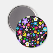  bloemenpatroon magneet (Voorkant / Achterkant)