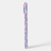 Bloemenpatroon met oude rozen iPhone hoesje (Linkerkant)