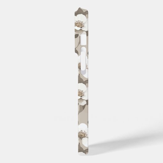 Bloemenpatroon Moderne minimalistische wilde rozen Case-Mate iPhone Case (Achterkant / Links)