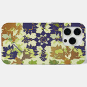  bloemenpatroon Navy Copper Green iPhone Case-Mate iPhone Case (Achterkant (horizontaal))