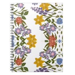 bloemenpatroon notitieboek
