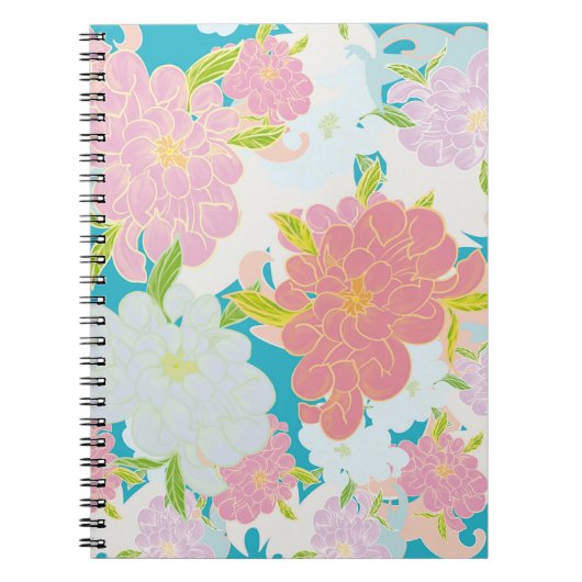 Bloemenpatroon Notitieboek (Voorkant)