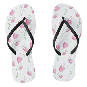  bloemenpatroon Slim Straps Teenslippers