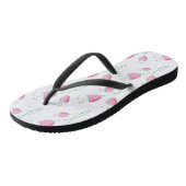  bloemenpatroon Slim Straps Teenslippers (Schuin)