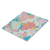 Bloemenpatroon Tegeltje (Zijkant)