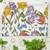 bloemenpatroon theedoek (Gevouwen)