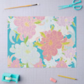 Bloemenpatroon Tissuepapier (Craft)