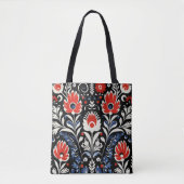 Bloemenpatroon Tote Bag (Voorkant)