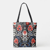 Bloemenpatroon Tote Bag (Achterkant)