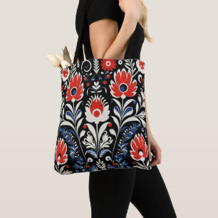 Bloemenpatroon Tote Bag