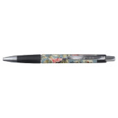 Bloemenpatroon Tuin Cottage Gepersonaliseerd Pen (Achterkant)