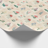 bloemenpatroon van Redoute Wrapping Paper Cadeaupapier (Hoek)