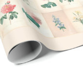 bloemenpatroon van Redoute Wrapping Paper Cadeaupapier (Rol Hoek)