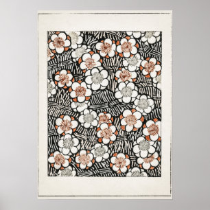 Bloemenpatroon van Shin Bijutsukai Poster