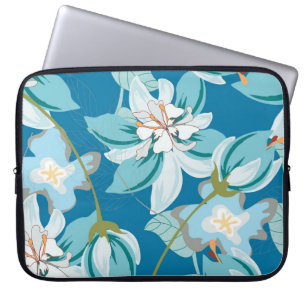 Bloemenpatroon, veelzijdig bloemontwerp. laptop sleeve