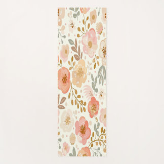 Bloemenpatroon Yoga Mat