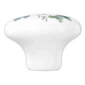 Bloemenpatroonboeket van Roos van Sharon Redouté Keramische Knop (Zijkant)