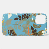 Bloemenpatroonillustratie: naadloze  rug Case-Mate iPhone case (Achterkant (horizontaal))