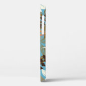 Bloemenpatroonillustratie: naadloze  rug Case-Mate iPhone case (Achterkant / Links)