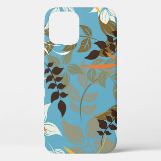 Bloemenpatroonillustratie: naadloze rug Case-Mate iPhone case