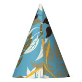 Bloemenpatroonillustratie: naadloze  rug feesthoedjes (Achterkant)