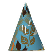 Bloemenpatroonillustratie: naadloze  rug feesthoedjes (Rechts)