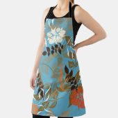 Bloemenpatroonillustratie: naadloze  rug schort (Insitu)