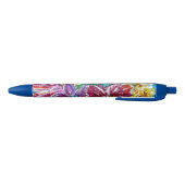 Bloemenpen Blauwe Inkt Pen (Bodem)
