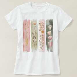  bloemenpenseelstreek t-shirt