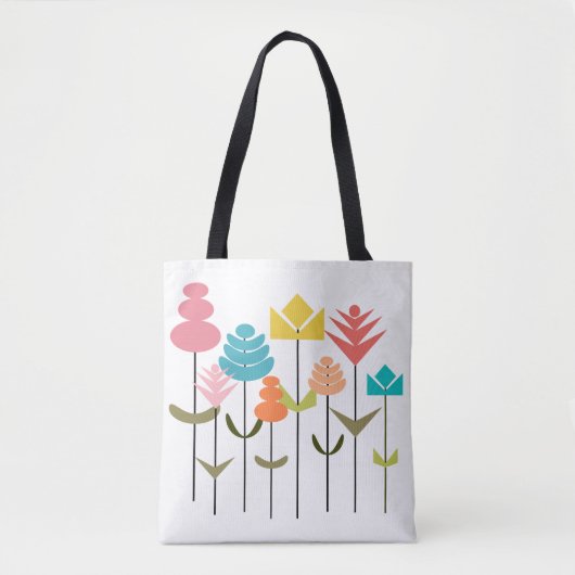 Bloemenperk Tote Bag (Voorkant)