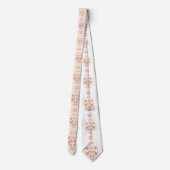 Bloemenperzik Elegante speciale gelegenheid Stropdas (Achterkant)