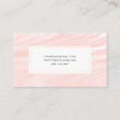  Bloemenperzik Waterverf Professional Visitekaartje (Achterkant)